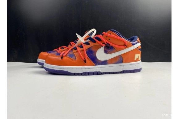 Nike  Low Perple White O-W Orange SB CT0856-801 x Dunk 0302